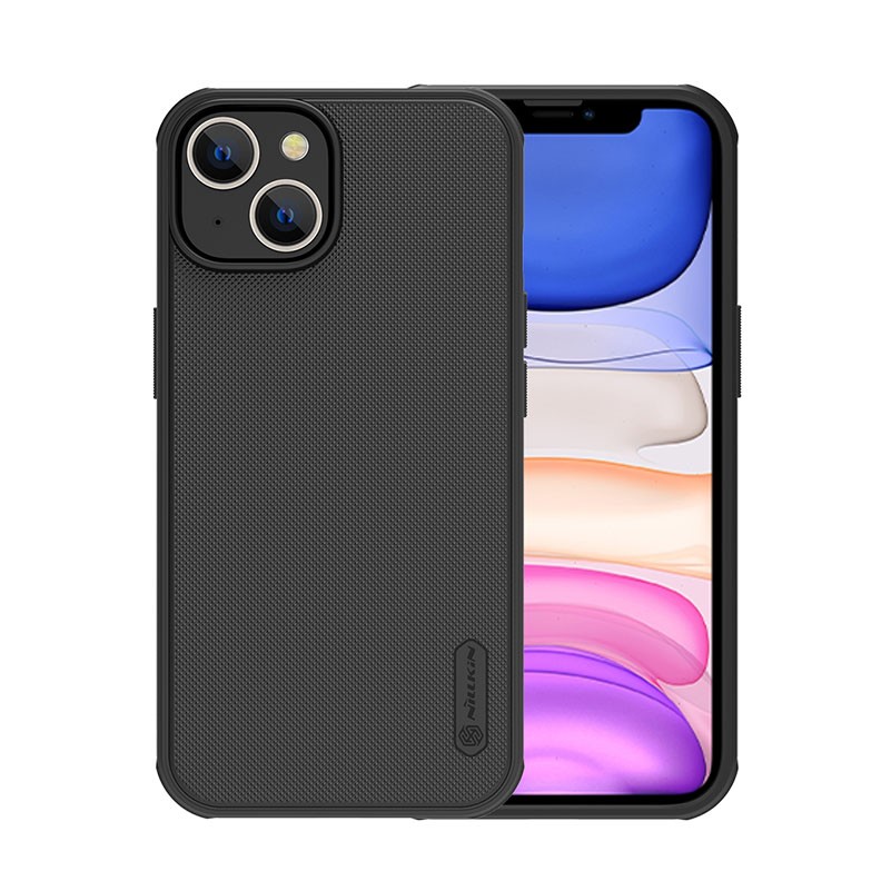 Apple iPhone 14 Nillkin Frosted Shield Pro Σκληρή Θήκη Black