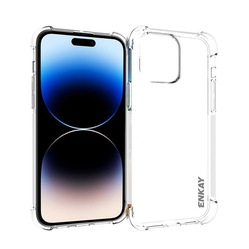 Apple iPhone 14 Pro ENKAY Clear Θήκη Σιλικόνης Transparent