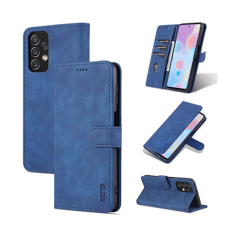 Samsung Galaxy A23 5G Skin Feel Θήκη Πορτοφόλι Blue
