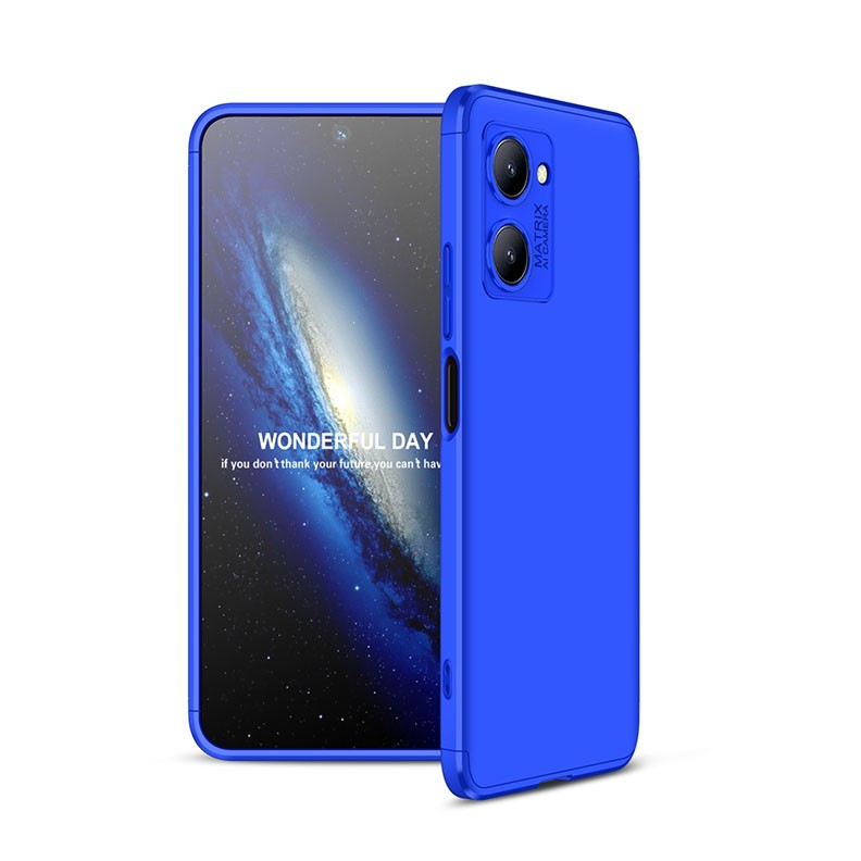 Realme C33 Splicing Σκληρή Θήκη Blue