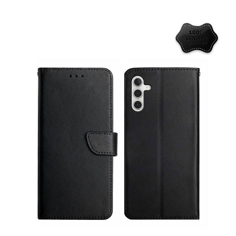 Samsung Galaxy A04s Δερμάτινη Θήκη Πορτοφόλι Black