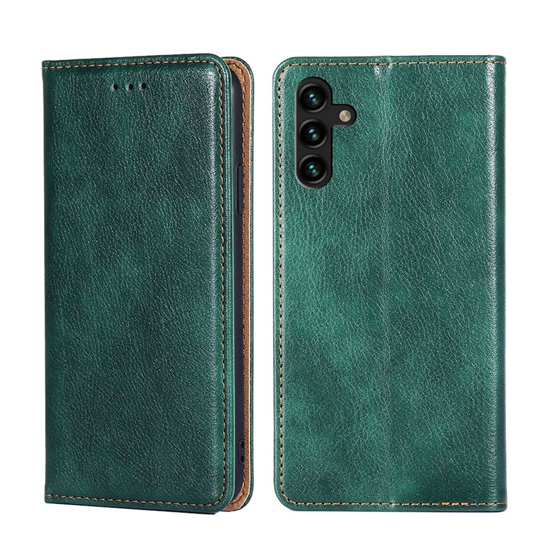 Samsung Galaxy A04s Gloss Θήκη Βιβλίο Green