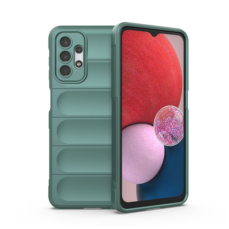 Samsung Galaxy A13 4G Magic Shield Θήκη Σιλικόνης Dark Green
