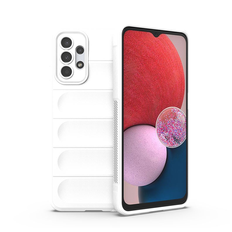 Samsung Galaxy A13 4G Magic Shield Θήκη Σιλικόνης Off White
