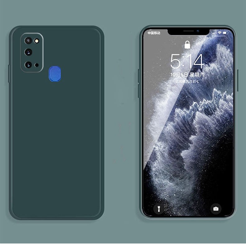 Samsung Galaxy A21s Smooth Θήκη Σιλικόνης Dark Green