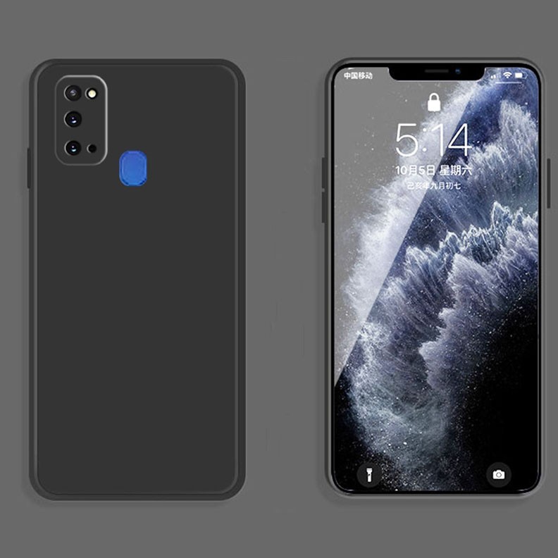 Samsung Galaxy A21s Smooth Θήκη Σιλικόνης Black