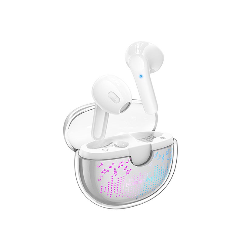 Borofone BW15 Bluetooth Handsfree Ακουστικά White