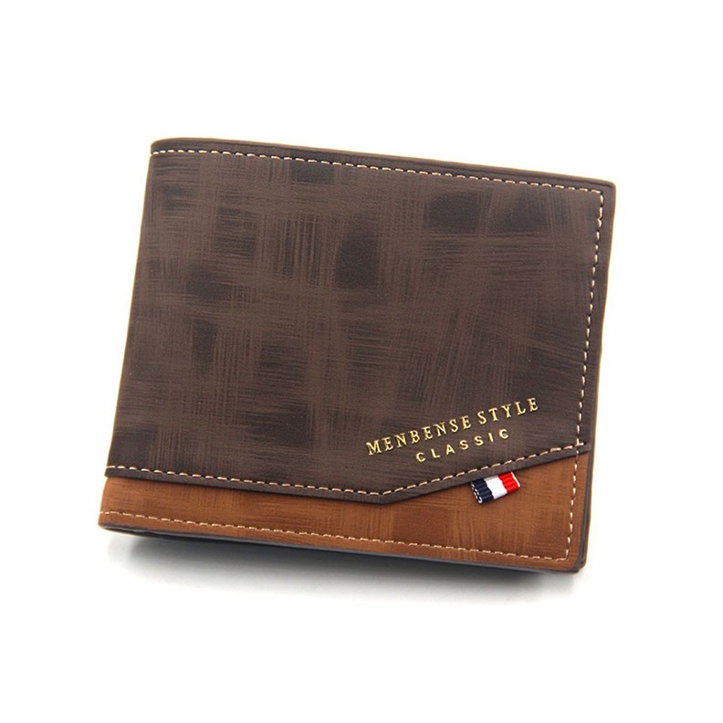 MenBense Μικρό Ανδρικό Πορτοφόλι Dark Brown