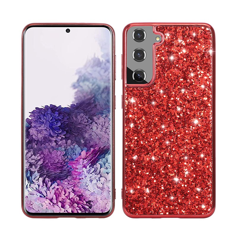 Samsung Galaxy S23 5G Glitter Powder Σκληρή Θήκη Red