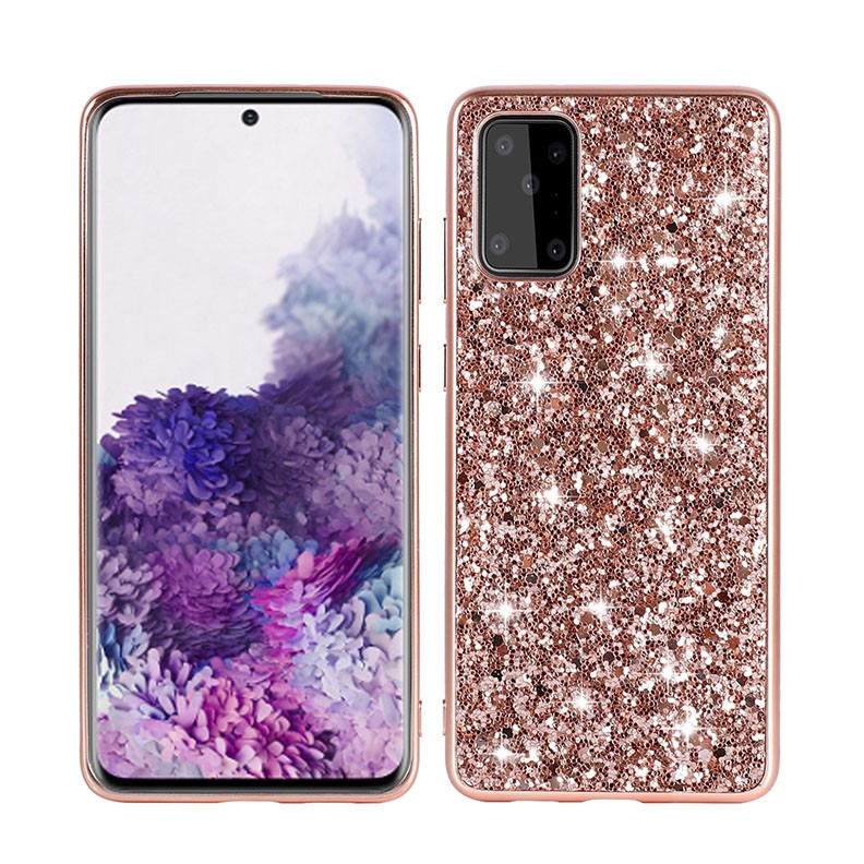 Samsung Galaxy S20 FE Glitter Powder Θήκη Σιλικόνης Rose Gold