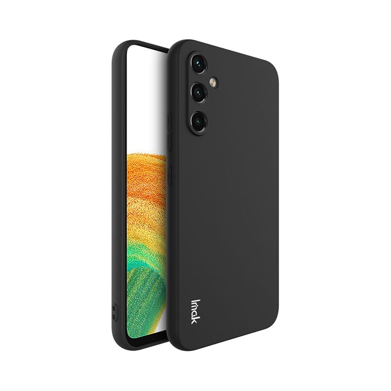 Samsung Galaxy A54 5G IMAK Straight Edge Θήκη Σιλικόνης Black