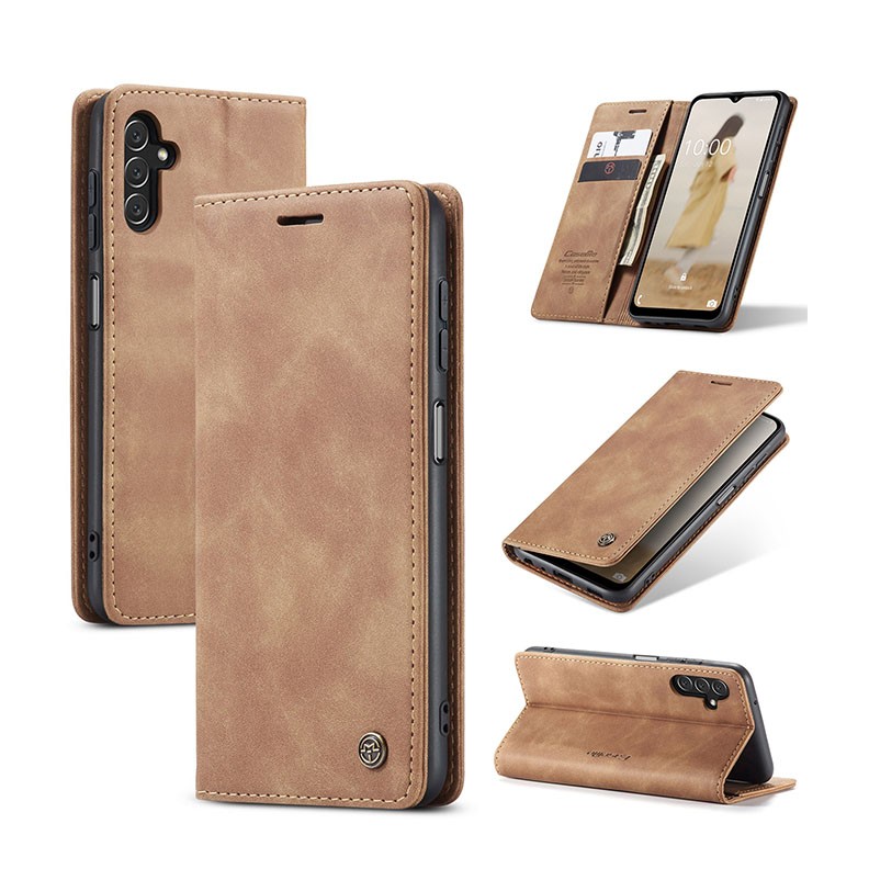 Samsung Galaxy A14 5G CaseMe 013 Θήκη Βιβλίο Brown