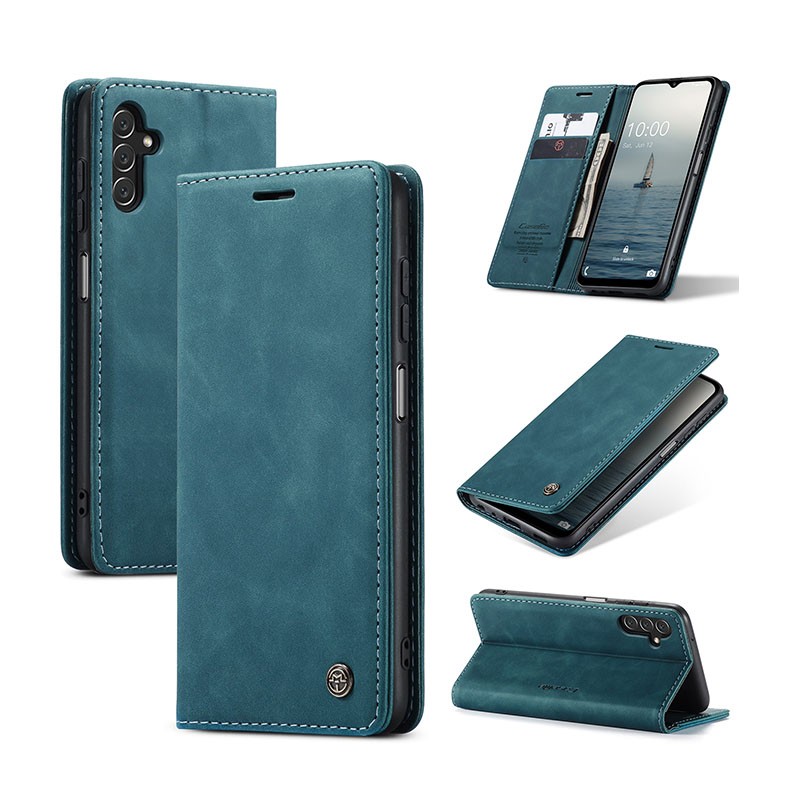 Samsung Galaxy A14 5G CaseMe 013 Θήκη Βιβλίο Blue Green