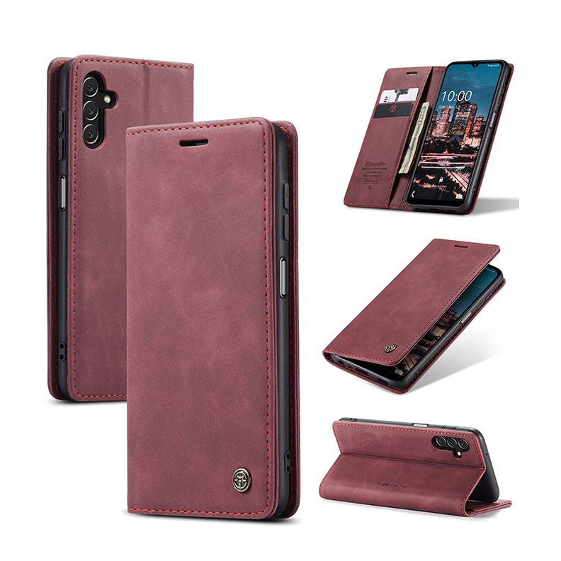 Samsung Galaxy A14 5G CaseMe 013 Θήκη Βιβλίο Wine Red