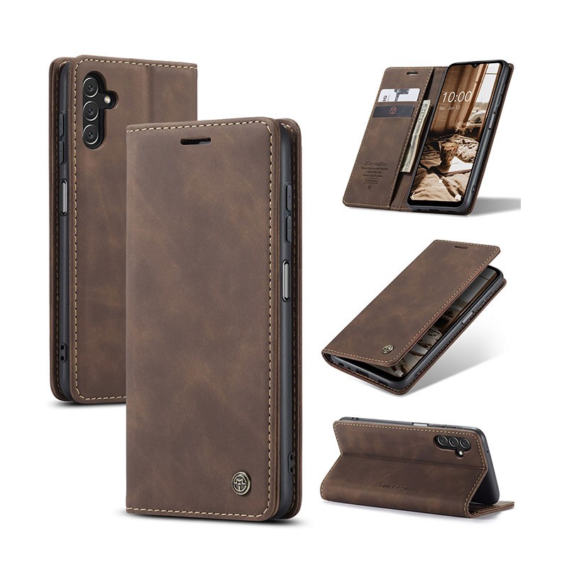 Samsung Galaxy A14 5G CaseMe 013 Θήκη Βιβλίο Coffee