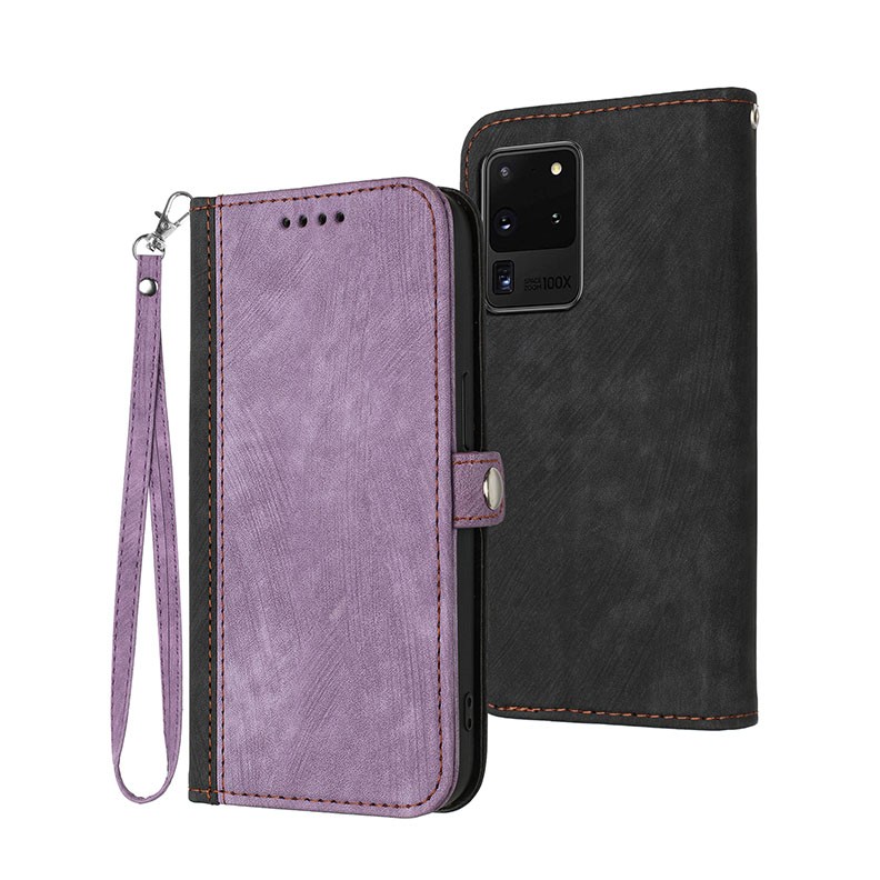 Samsung Galaxy S21 Ultra 5G Double Buckle Θήκη Πορτοφόλι Purple