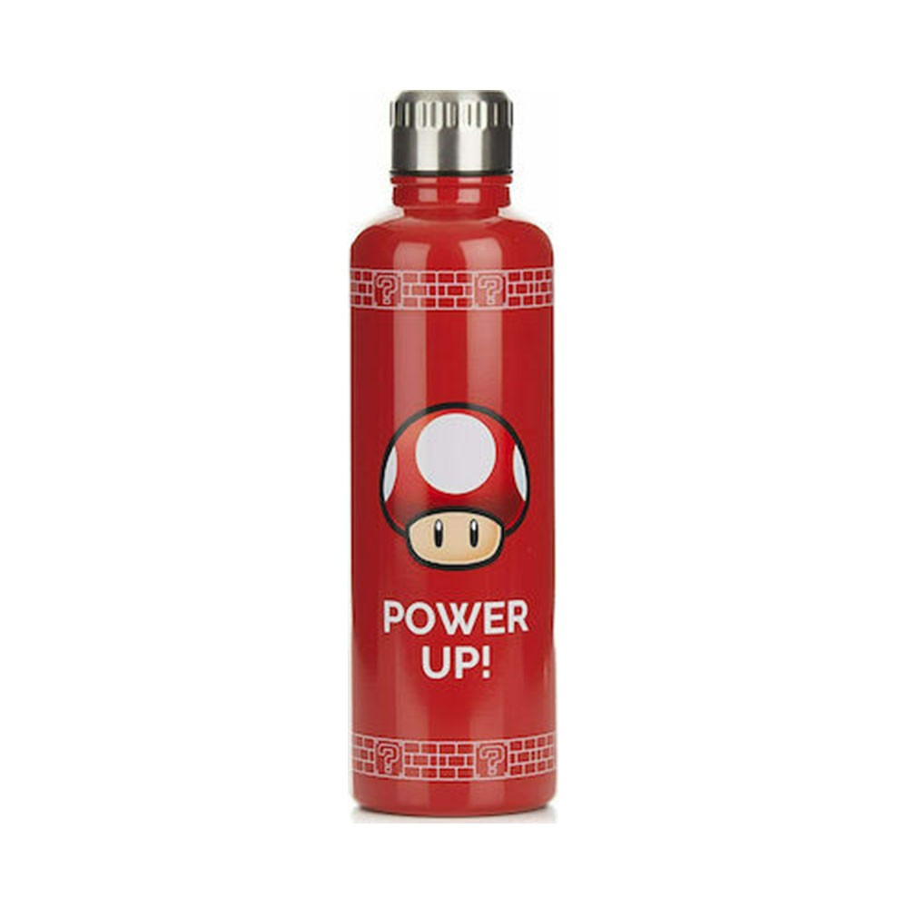 Paladone PP5807NN Super Mario Power Up Ανοξείδωτο Παγούρι 500ml Red