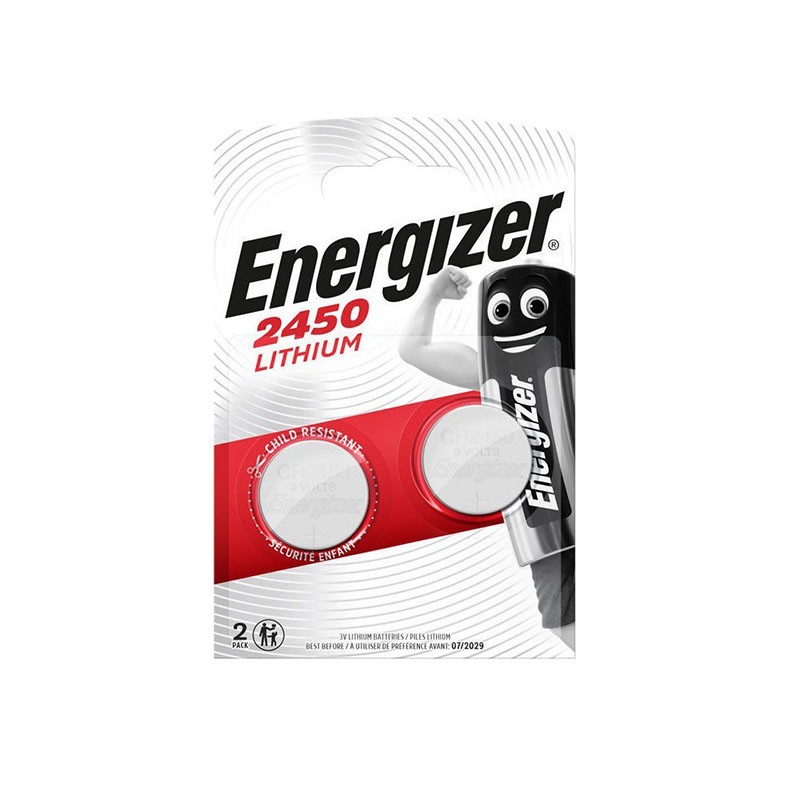 Energizer CR2450 Μπαταρία Λιθίου 2450 2 Τεμάχια 