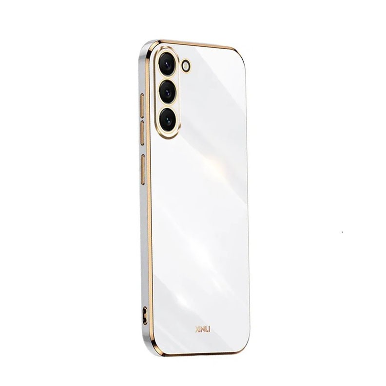 Samsung Galaxy S23 5G XINLI Straight Θήκη Σιλικόνης White