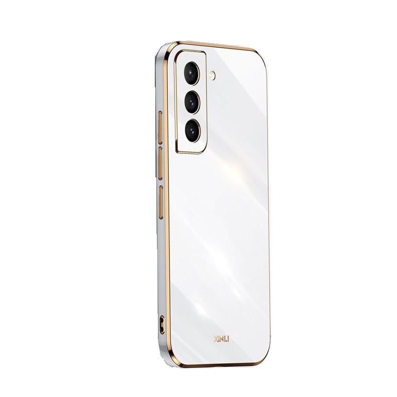 Samsung Galaxy S21 5G XINLI Straight Θήκη Σιλικόνης White