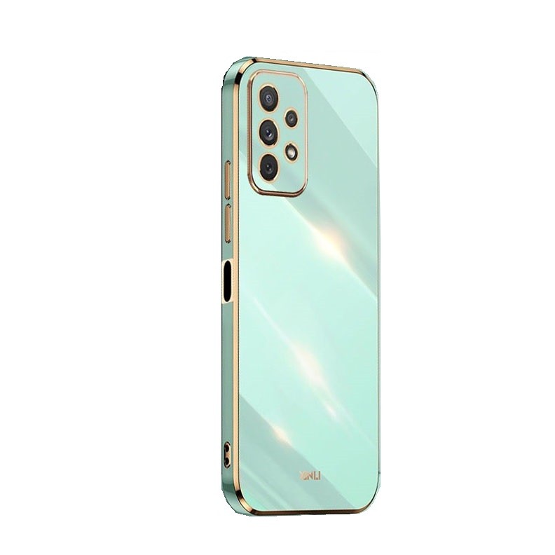 Samsung Galaxy A13 4G XINLI Straight Θήκη Σιλικόνης Mint Green