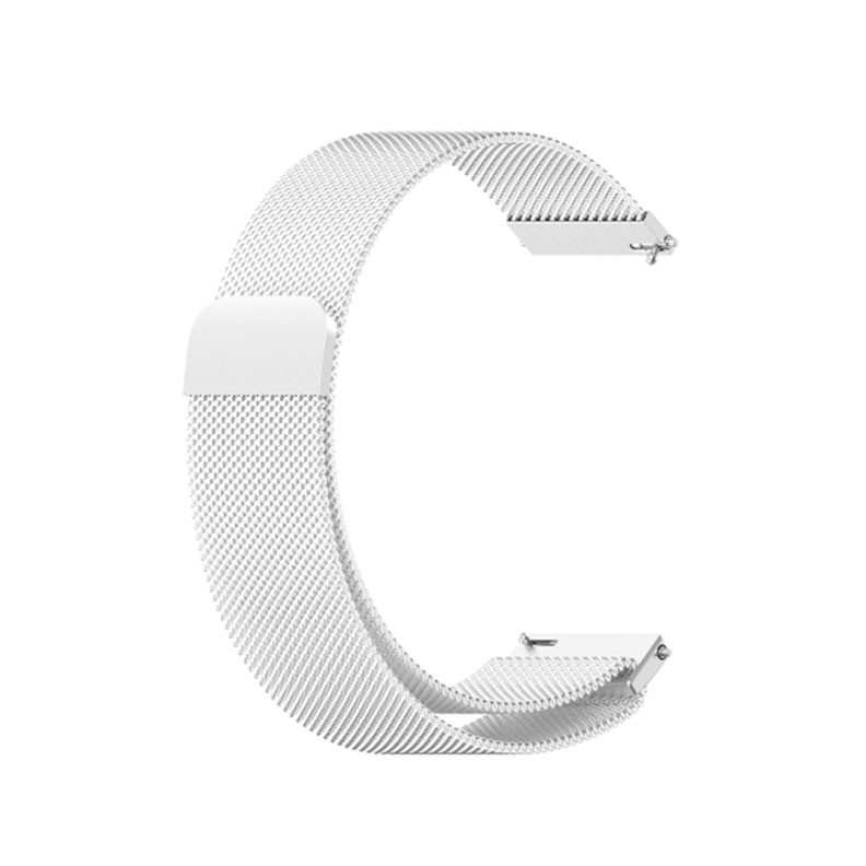 Huawei Watch GT 3 - 20mm Μεταλλικό Λουρί με Μαγνητικό Κούμπωμα Silver