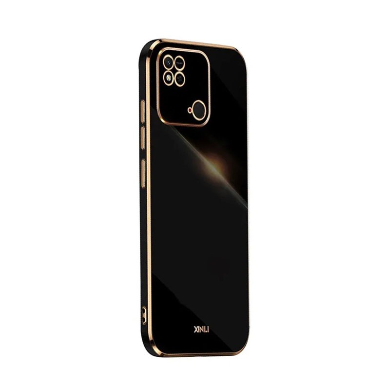 Xiaomi Redmi 10C XINLI Straight Θήκη Σιλικόνης Black