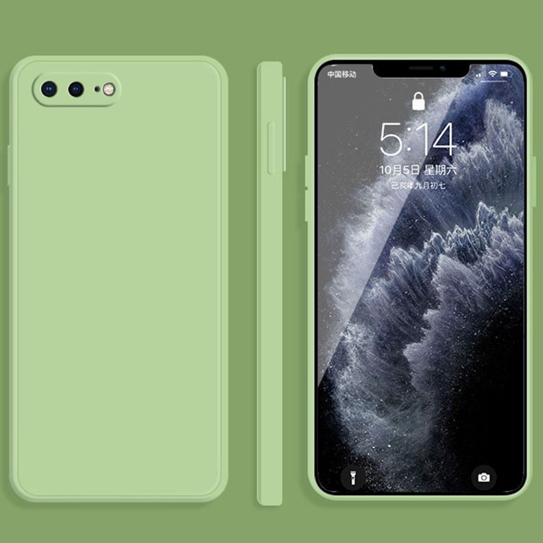 Apple iPhone 8 Plus/7 Plus Imitation Liquid Θήκη Σιλικόνης Matcha Green