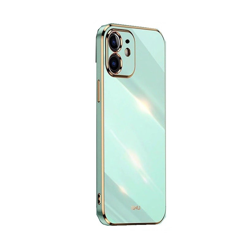 Apple iPhone 11 XINLI Straight Θήκη Σιλικόνης Mint Green