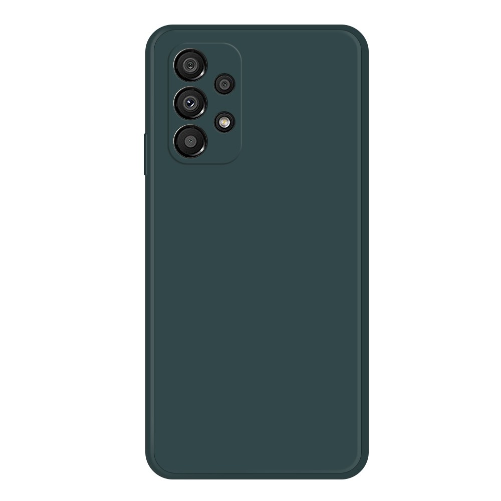 Samsung Galaxy A33 5G Imitation Liquid Θήκη Σιλικόνης Dark Green