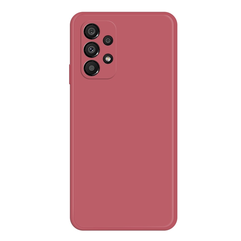 Samsung Galaxy A33 5G Imitation Liquid Θήκη Σιλικόνης Wine Red