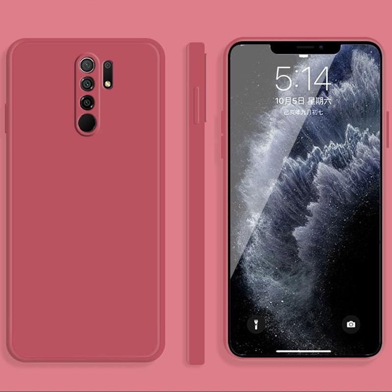 Xiaomi Redmi 9 Smooth Θήκη Σιλικόνης Red