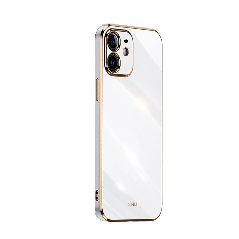 Apple iPhone 12 XINLI Straight Θήκη Σιλικόνης White