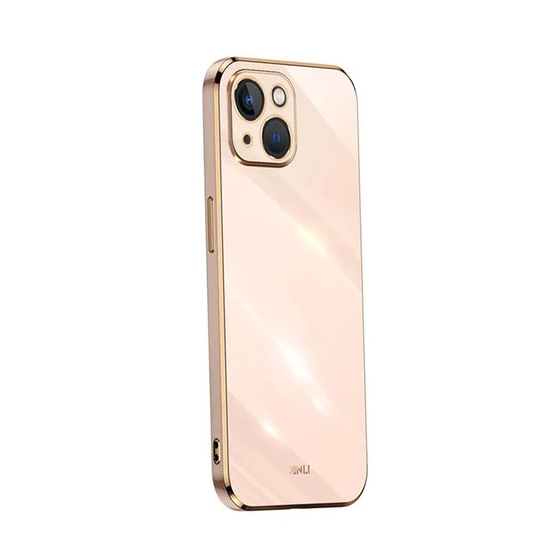 Apple iPhone 14 XINLI Straight Θήκη Σιλικόνης Pink