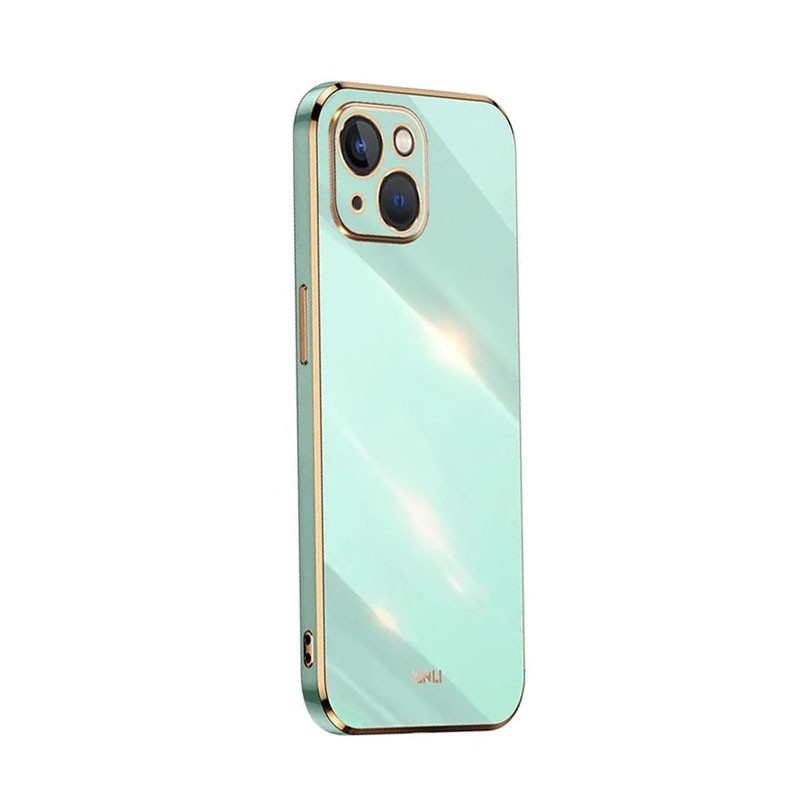 Apple iPhone 14 Plus XINLI Straight Θήκη Σιλικόνης Mint Green