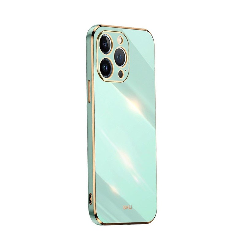 Apple iPhone 13 Pro Max XINLI Straight Θήκη Σιλικόνης Mint Green