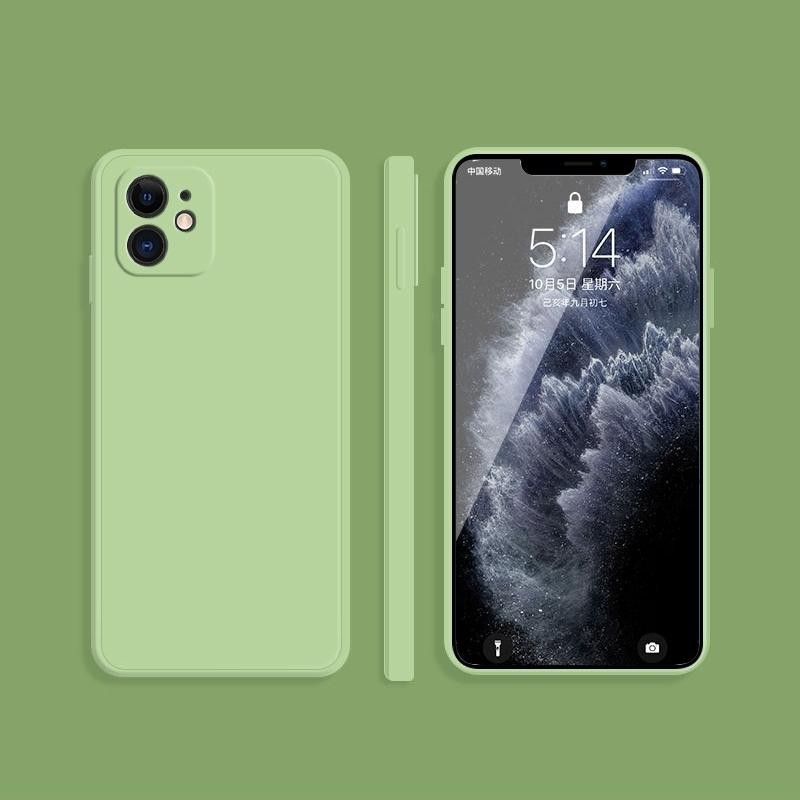 Apple iPhone 13 Mini Imitation Liquid Θήκη Σιλικόνης Matcha Green