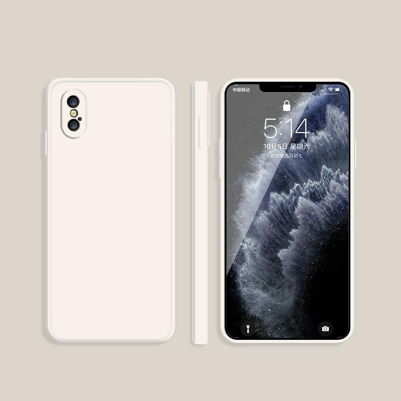 Apple iPhone X/Xs Smooth Θήκη Σιλικόνης White