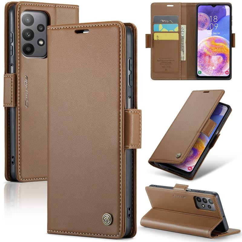 Samsung Galaxy A23 5G CaseMe 023 Luminus Θήκη Πορτοφόλι Brown
