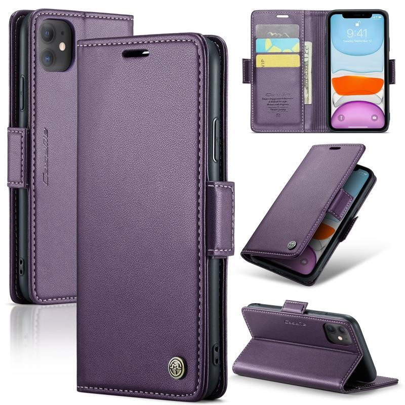 Apple iPhone 11 CaseMe 023 Luminus Θήκη Πορτοφόλι Purple