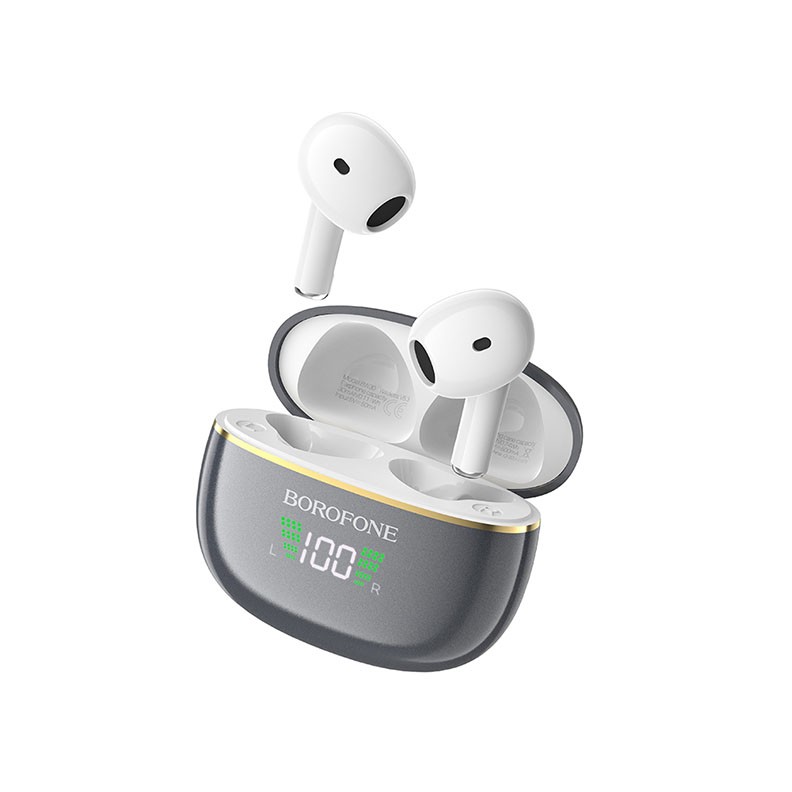 Borofone BW30 Bluetooth Handsfree Ακουστικά Grey
