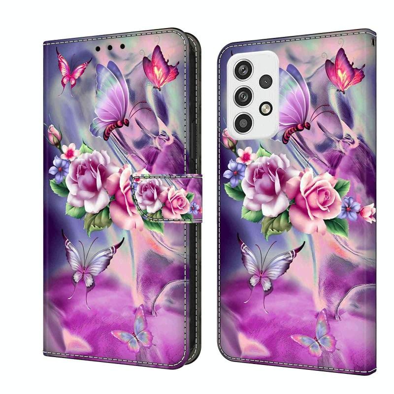 Samsung Galaxy A23 5G Crystal 3D Θήκη Πορτοφόλι Butterfly
