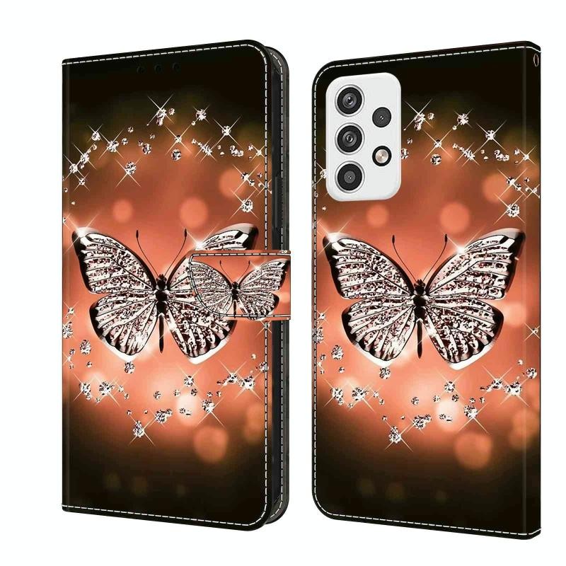 Samsung Galaxy A23 5G Crystal 3D Θήκη Πορτοφόλι Crystal Butterfly