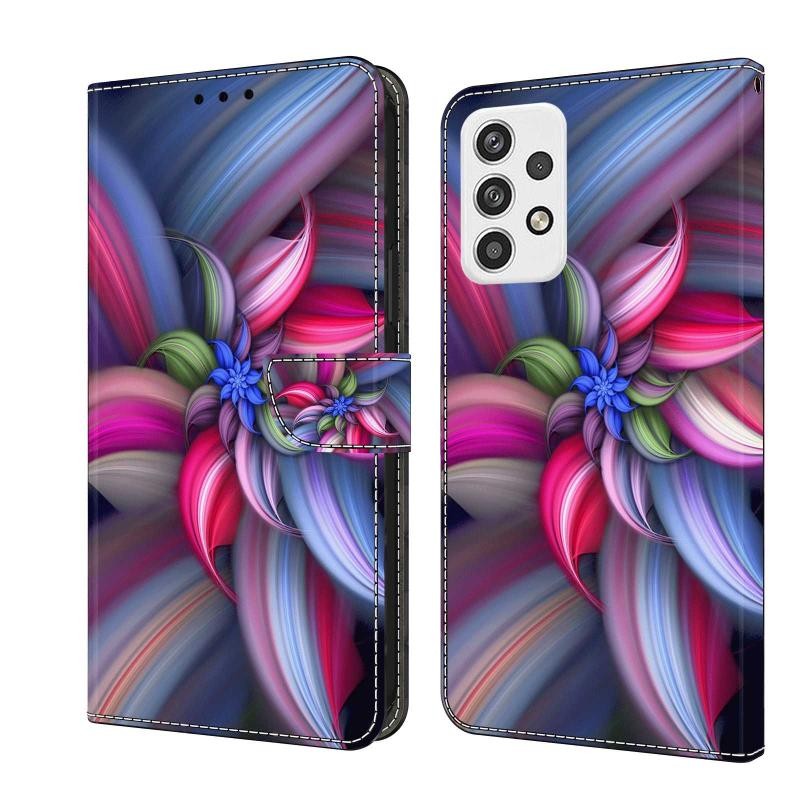 Samsung Galaxy A23 5G Crystal 3D Θήκη Πορτοφόλι Colorful Flower