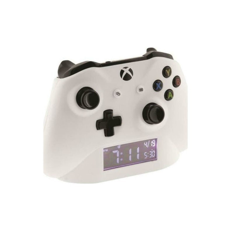 Paladone PP7898ΧΒ Επιτραπέζιο Ρολόι με Ξυπνητήρι Xbox  - Alarm Clock White