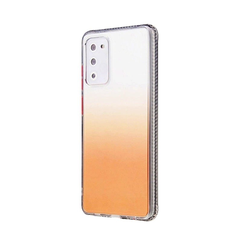 Samsung Galaxy A02s Gradient Θήκη Σιλικόνης Transparent Orange