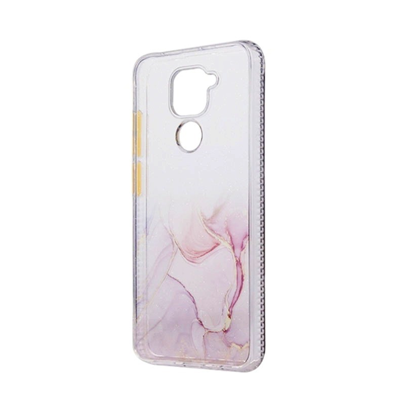 Xiaomi Redmi Note 9 Gradient Θήκη Σιλικόνης Pink Marble