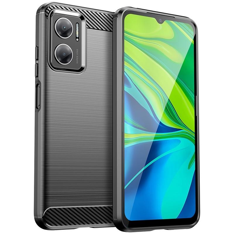 Xiaomi Redmi 10 5G Brushed Carbon Θήκη Σιλικόνης Black