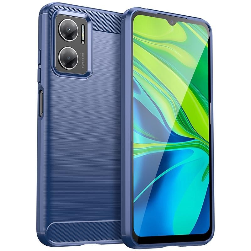 Xiaomi Redmi 10 5G Brushed Carbon Θήκη Σιλικόνης Navy Blue