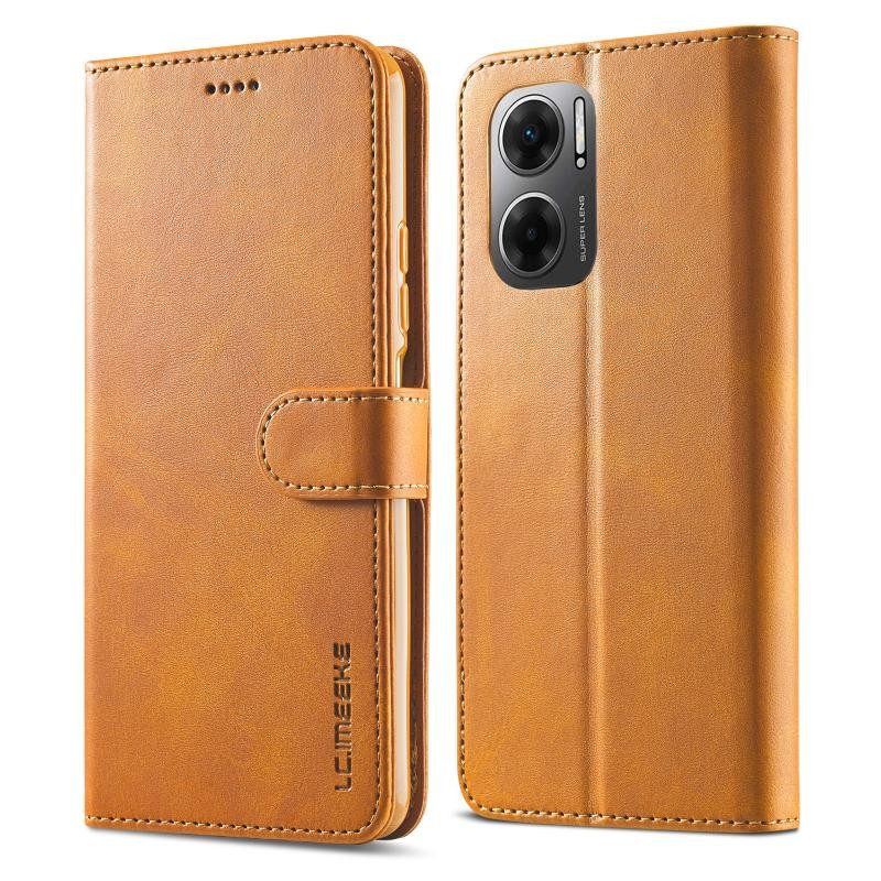Xiaomi Redmi 10 5G LC.IMEEKE Calf Texture Θήκη Πορτοφόλι Brown